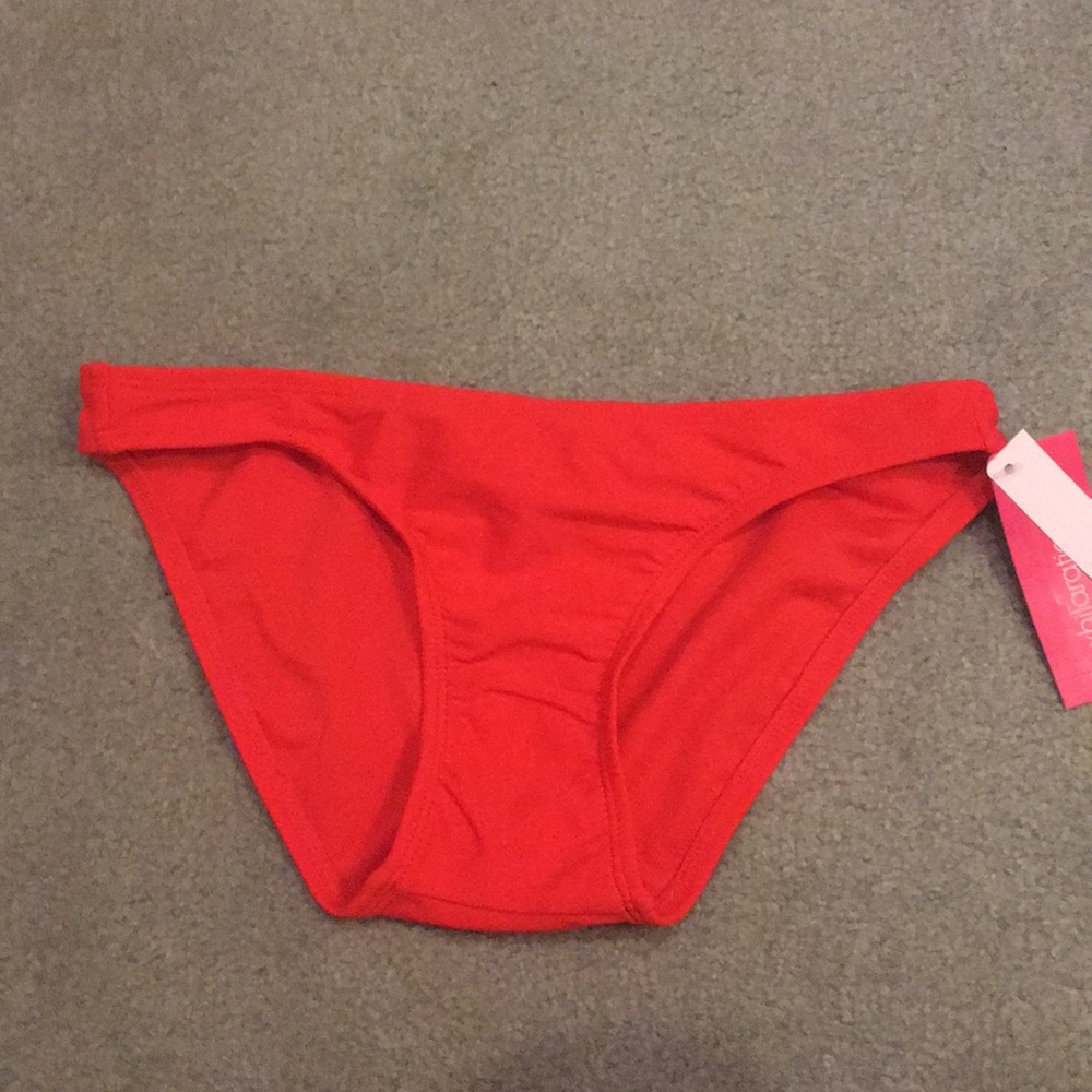 cherry red super cute and comfy swimsuit bottom
